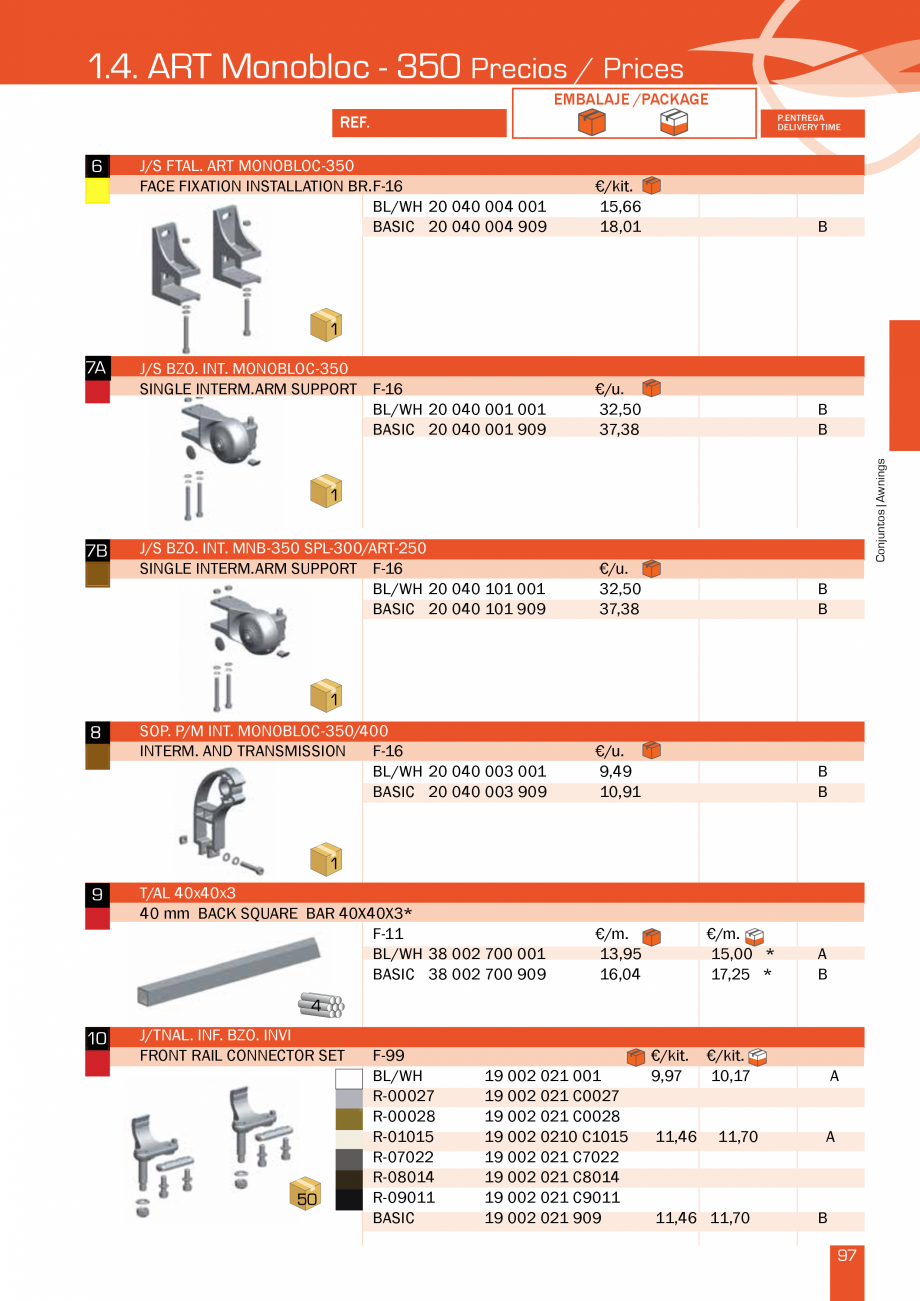 Pagina 98-Lista de preturi LLaza LLAZA StorBox 250, StorBox 300, ART 350 Plus, ART 250, Complet Pro 350,...