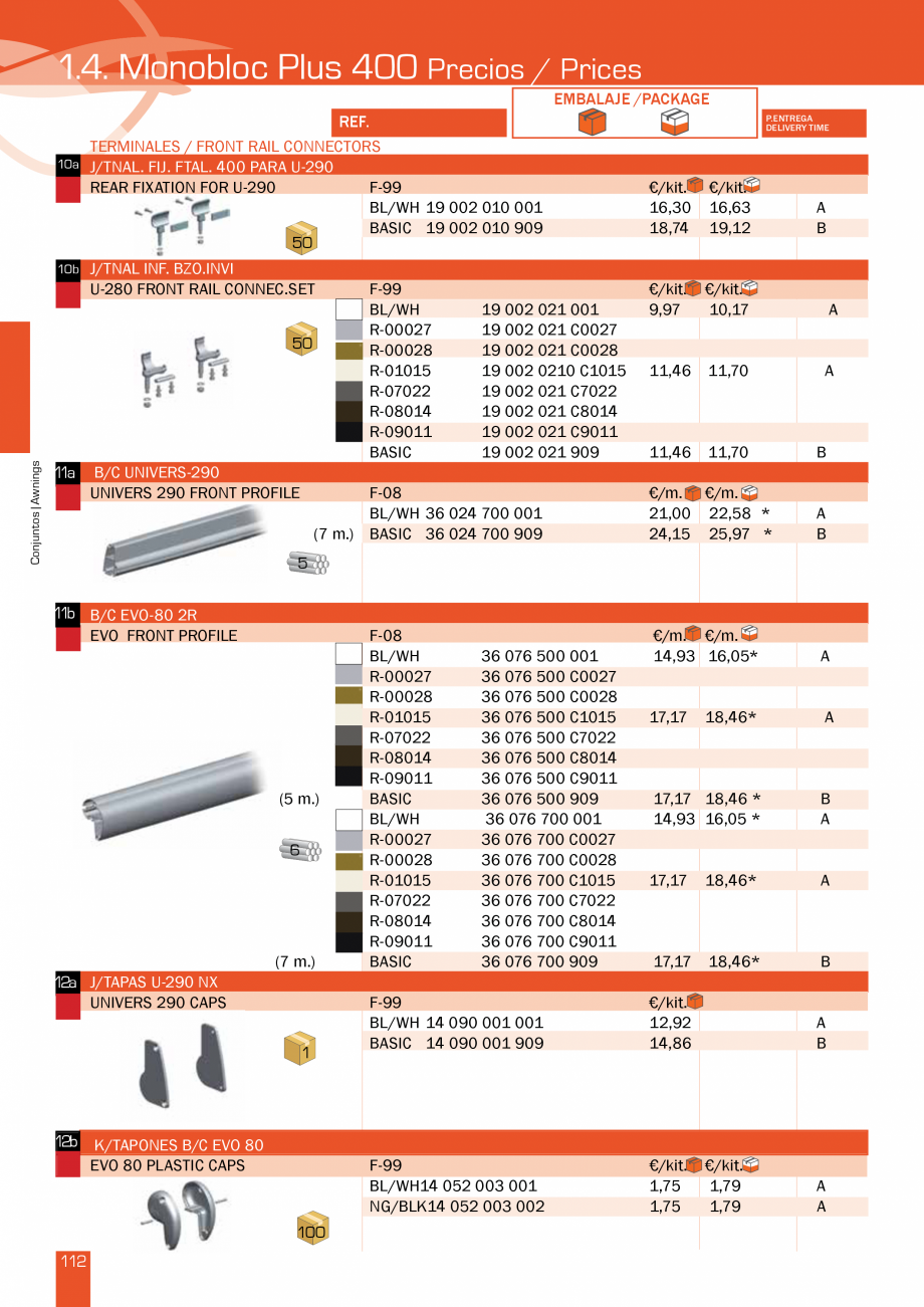 Pagina 113-Lista de preturi LLaza LLAZA StorBox 250, StorBox 300, ART 350 Plus, ART 250, Complet Pro 350,...