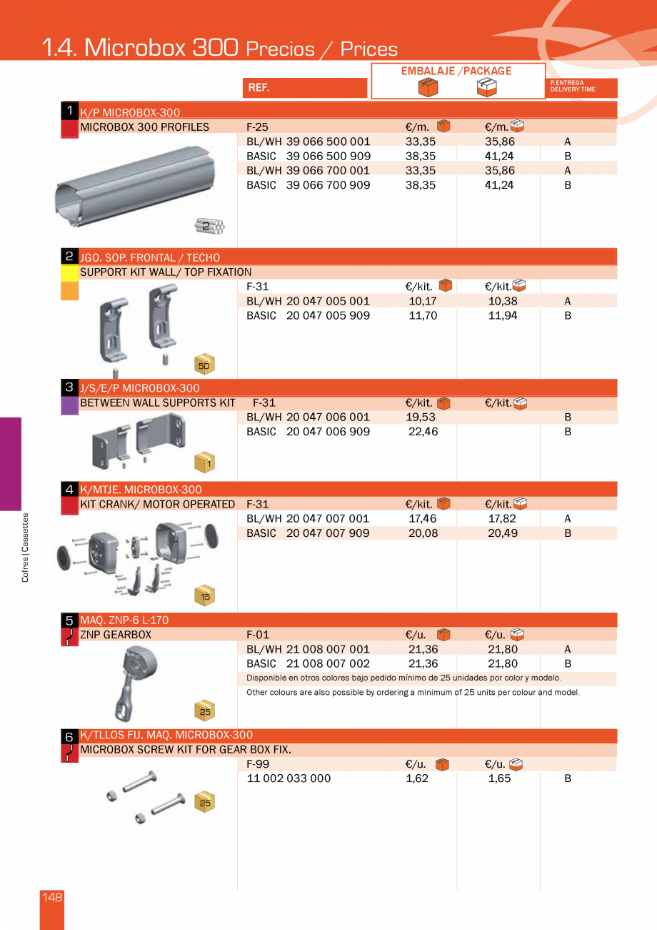 Pagina 149-Lista de preturi LLaza LLAZA StorBox 250, StorBox 300, ART 350 Plus, ART 250, Complet Pro 350,...