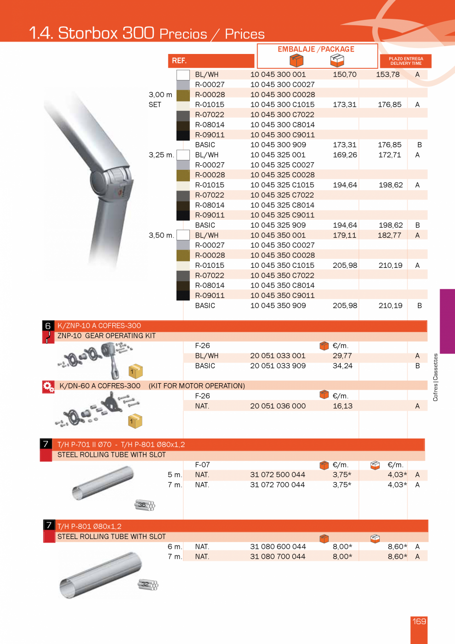 Pagina 170 - Lista de preturi LLaza LLAZA StorBox 250, StorBox 300, ART 350 Plus, ART 250, Complet...
