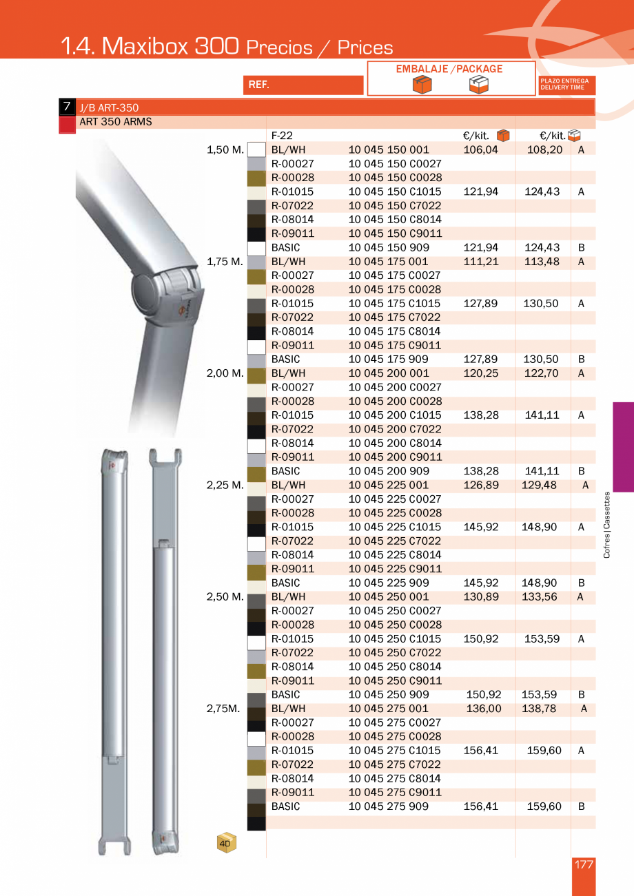 Pagina 178 - Lista de preturi LLaza LLAZA StorBox 250, StorBox 300, ART 350 Plus, ART 250, Complet...