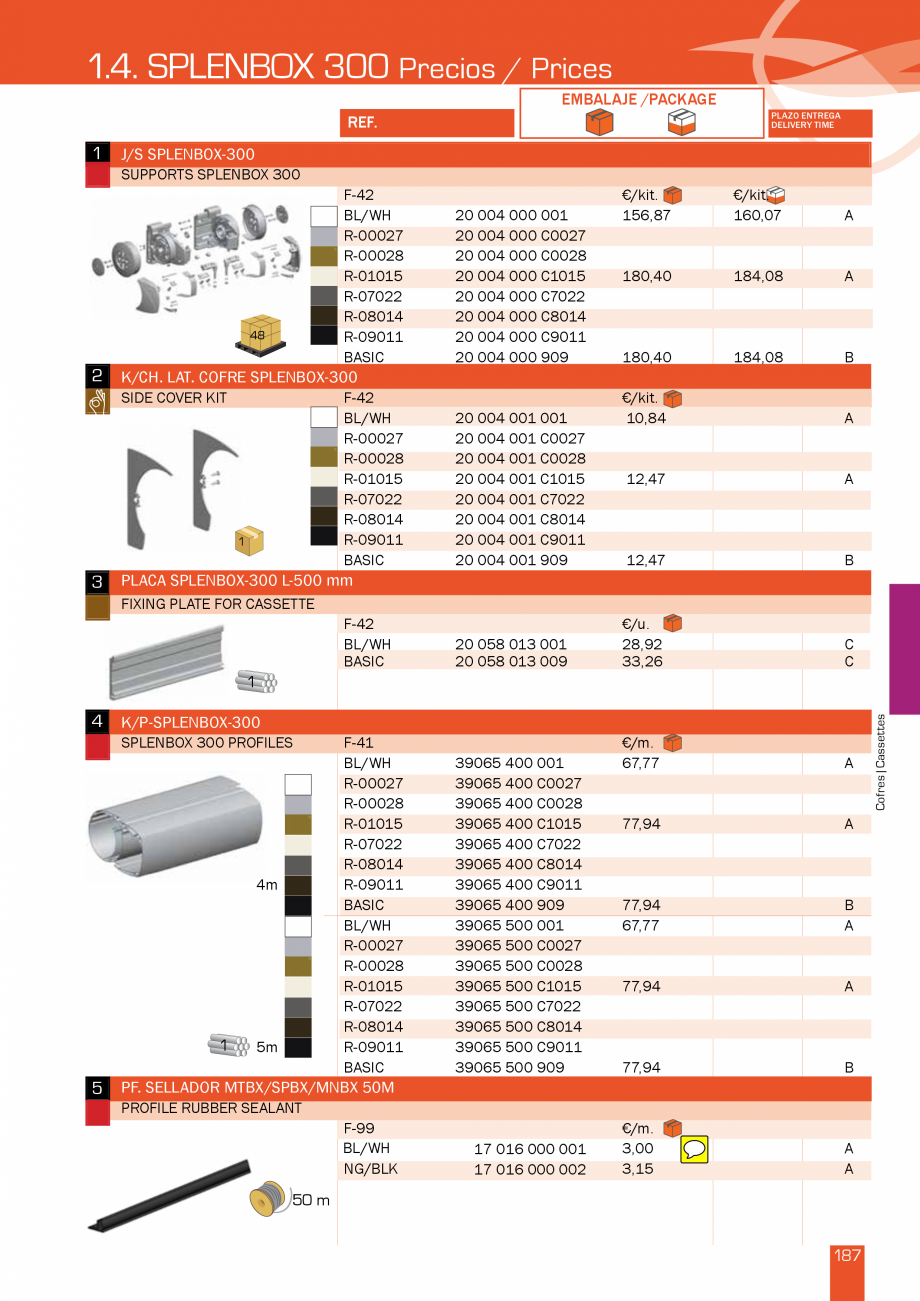 Pagina 188-Lista de preturi LLaza LLAZA StorBox 250, StorBox 300, ART 350 Plus, ART 250, Complet Pro 350,...