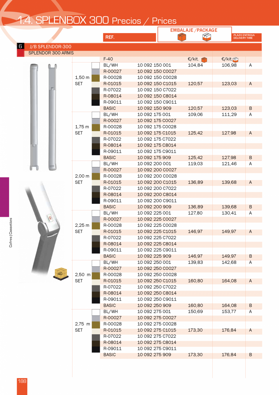 Pagina 189-Lista de preturi LLaza LLAZA StorBox 250, StorBox 300, ART 350 Plus, ART 250, Complet Pro 350,...