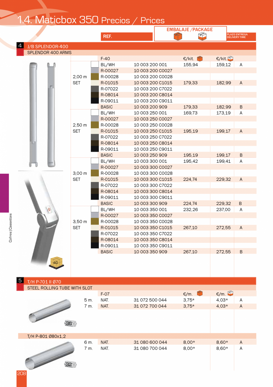 Pagina 209 - Lista de preturi LLaza LLAZA StorBox 250, StorBox 300, ART 350 Plus, ART 250, Complet...
