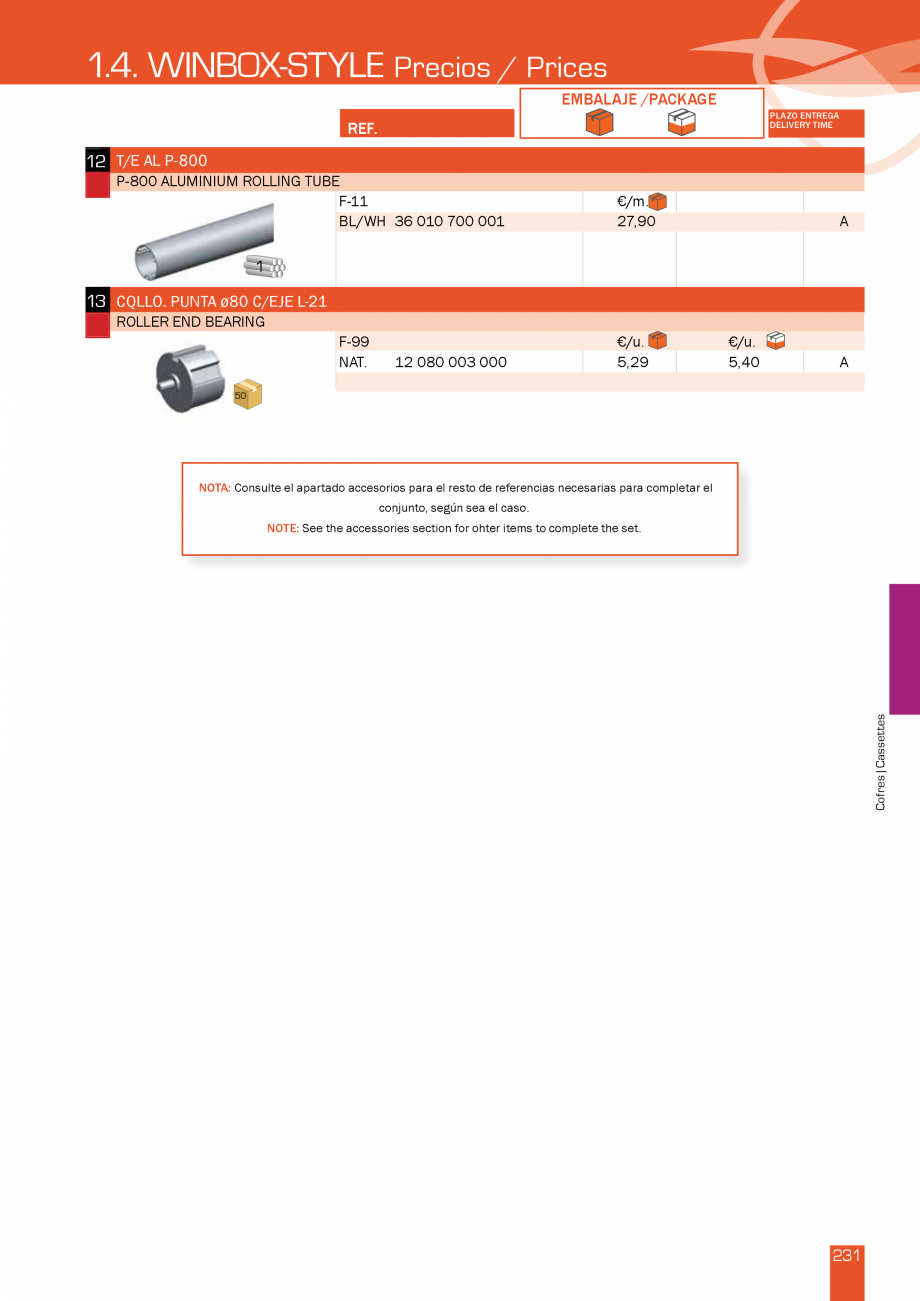 Pagina 232 - Lista de preturi LLaza LLAZA StorBox 250, StorBox 300, ART 350 Plus, ART 250, Complet...