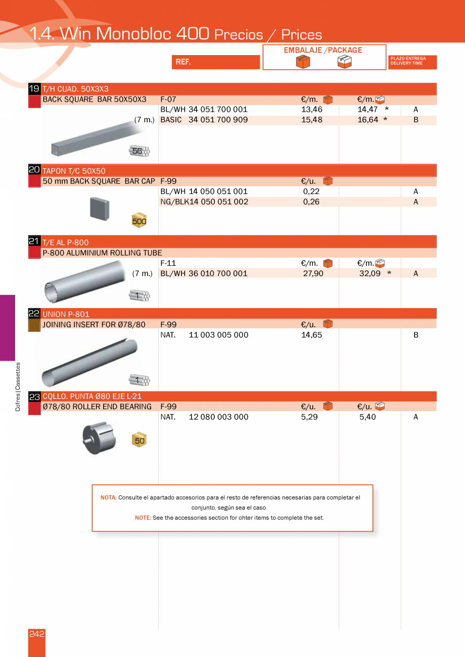 Pagina 243 - Lista de preturi LLaza LLAZA StorBox 250, StorBox 300, ART 350 Plus, ART 250, Complet...