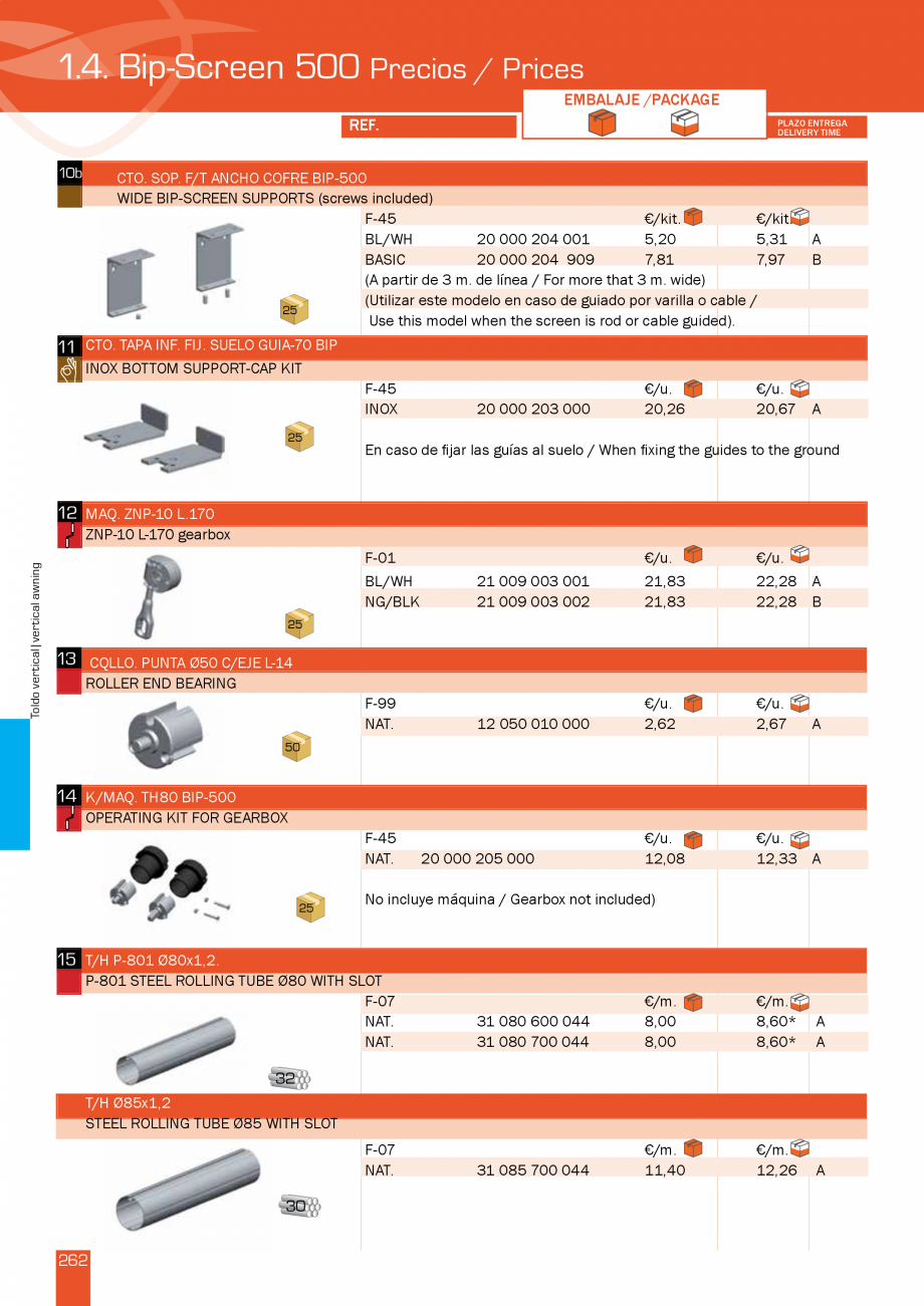 Pagina 263-Lista de preturi LLaza LLAZA StorBox 250, StorBox 300, ART 350 Plus, ART 250, Complet Pro 350,...