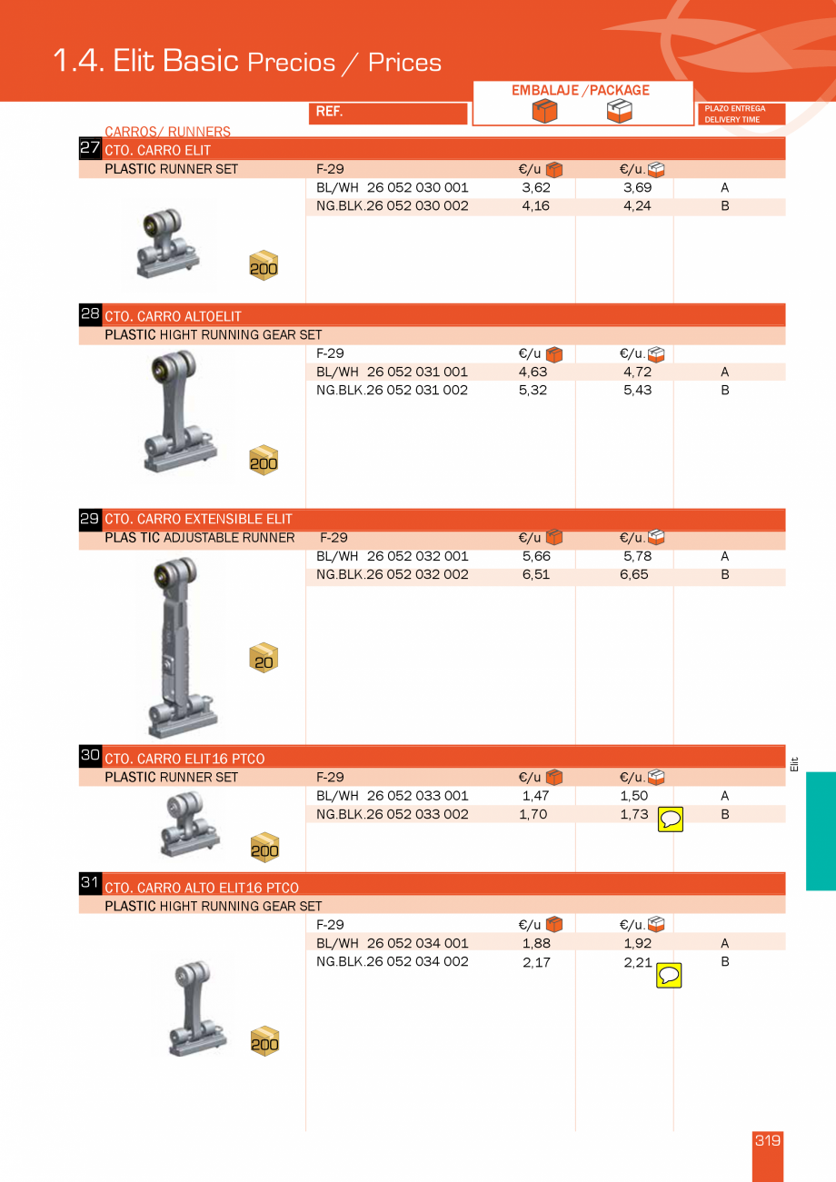 Pagina 320-Lista de preturi LLaza LLAZA StorBox 250, StorBox 300, ART 350 Plus, ART 250, Complet Pro 350,...