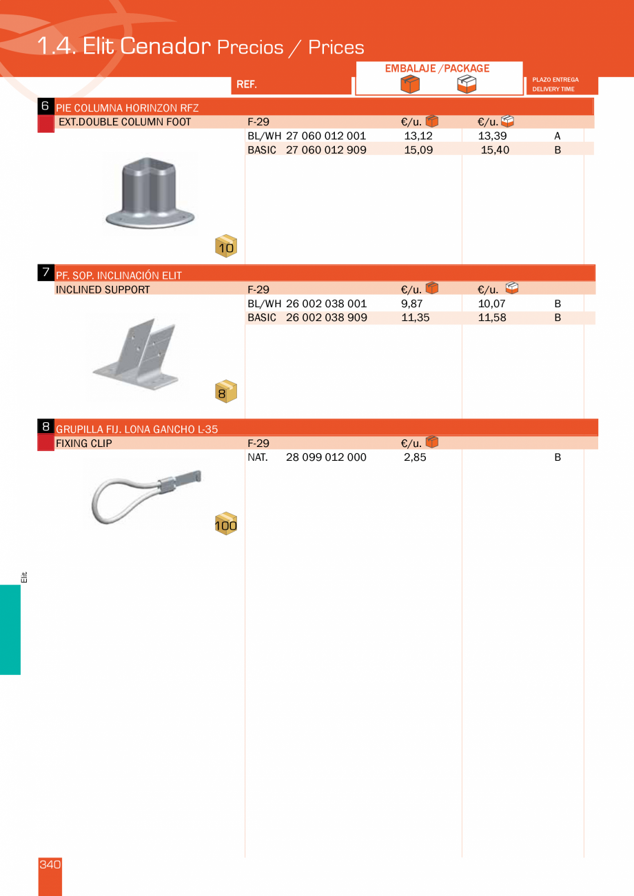 Pagina 341-Lista de preturi LLaza LLAZA StorBox 250, StorBox 300, ART 350 Plus, ART 250, Complet Pro 350,...
