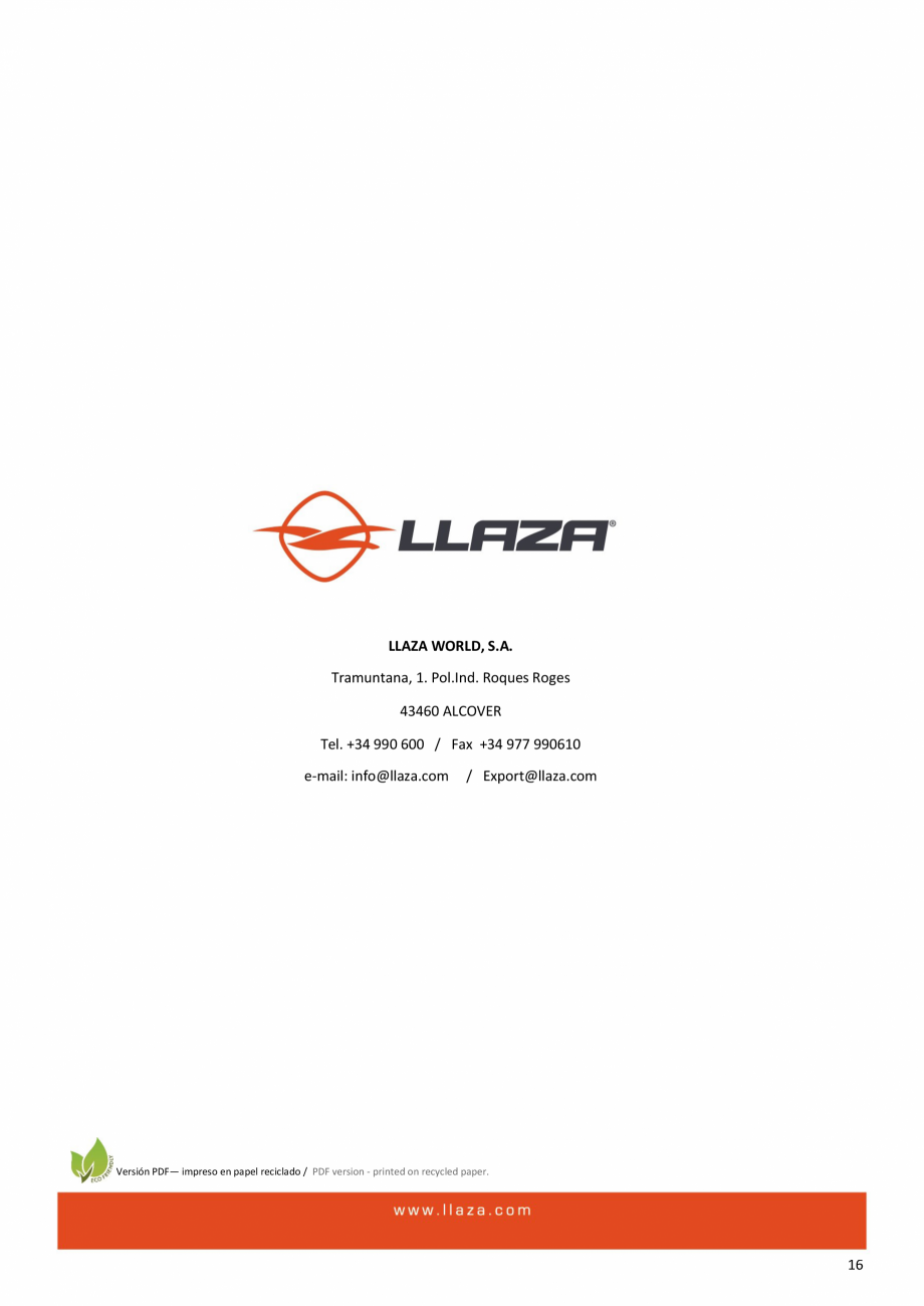 Pagina 16 - Sistem de prindere cu brate incrucisate pentru copertine LLAZA Complet Pro 350...
