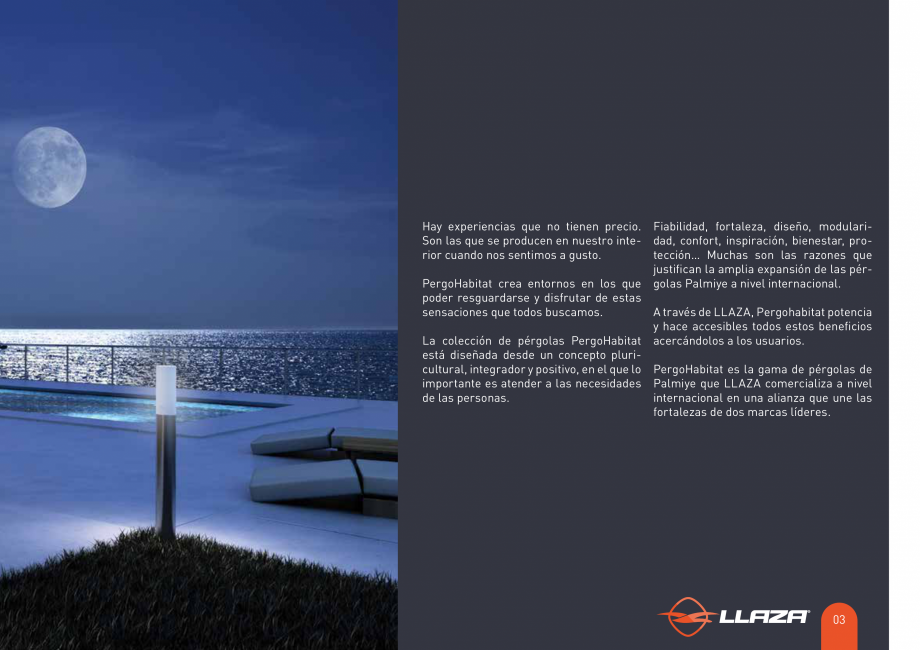 Pagina 3-Pergole solare LLAZA Ellit Mino, Ellite Mino Wood, PGT Silver 1-4, PGT Gala G3, PGT Marine, PGT...