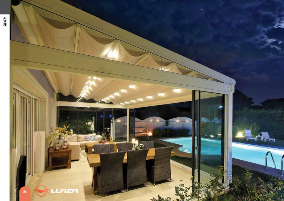 Pagina 5-Pergole solare LLAZA Ellit Mino, Ellite Mino Wood, PGT Silver 1-4, PGT Gala G3, PGT Marine, PGT...