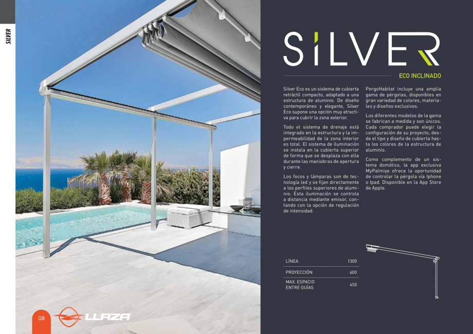 Pagina 7-Pergole solare LLAZA Ellit Mino, Ellite Mino Wood, PGT Silver 1-4, PGT Gala G3, PGT Marine, PGT...