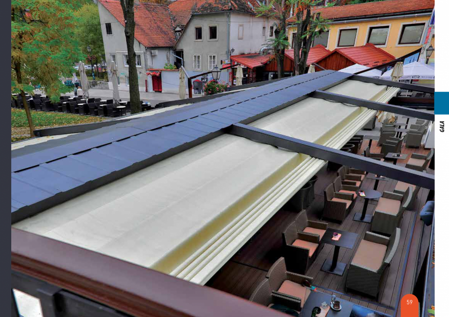 Pagina 59-Pergole solare LLAZA Ellit Mino, Ellite Mino Wood, PGT Silver 1-4, PGT Gala G3, PGT Marine, PGT...