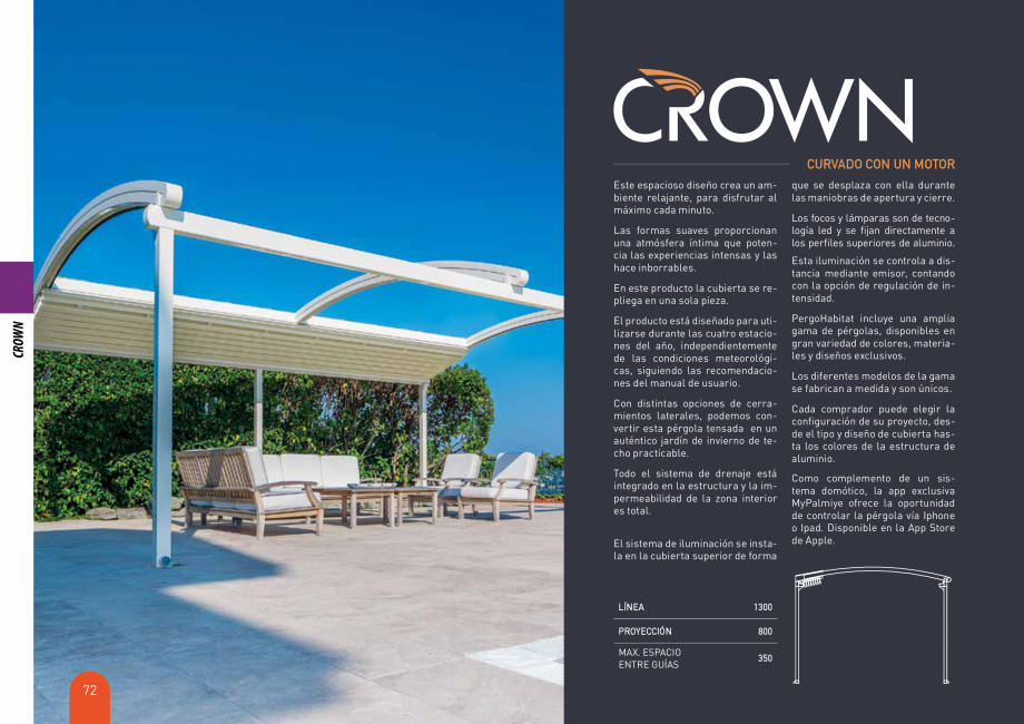 Pagina 72-Pergole solare LLAZA Ellit Mino, Ellite Mino Wood, PGT Silver 1-4, PGT Gala G3, PGT Marine, PGT...