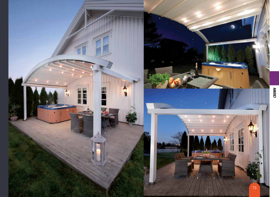 Pagina 73-Pergole solare LLAZA Ellit Mino, Ellite Mino Wood, PGT Silver 1-4, PGT Gala G3, PGT Marine, PGT...