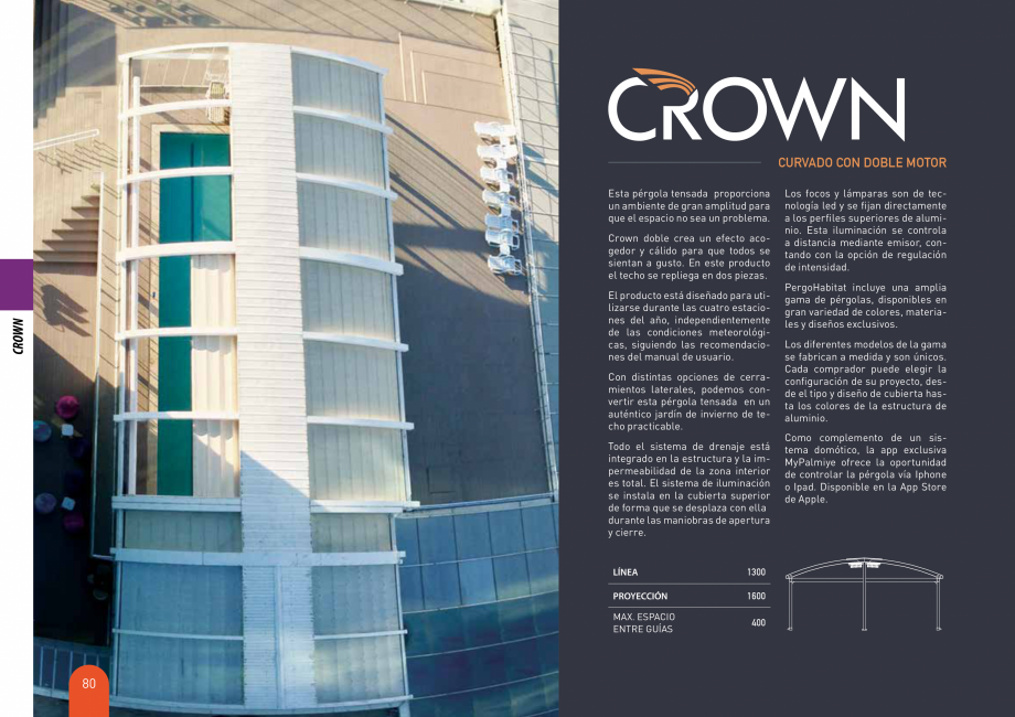 Pagina 80-Pergole solare LLAZA Ellit Mino, Ellite Mino Wood, PGT Silver 1-4, PGT Gala G3, PGT Marine, PGT...