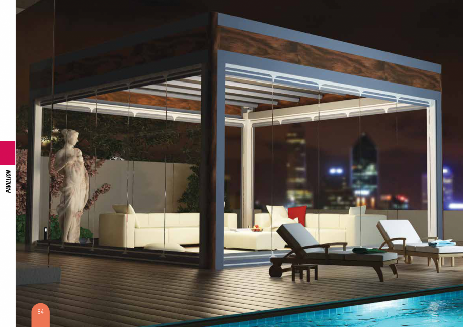 Pagina 84-Pergole solare LLAZA Ellit Mino, Ellite Mino Wood, PGT Silver 1-4, PGT Gala G3, PGT Marine, PGT...
