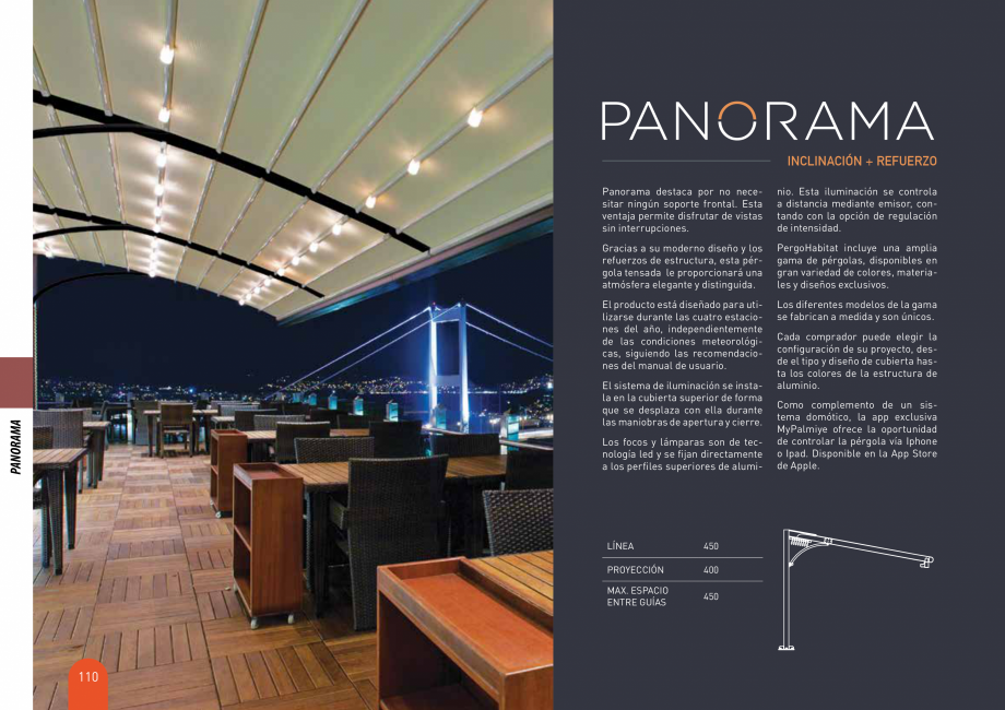 Pagina 110-Pergole solare LLAZA Ellit Mino, Ellite Mino Wood, PGT Silver 1-4, PGT Gala G3, PGT Marine, PGT...