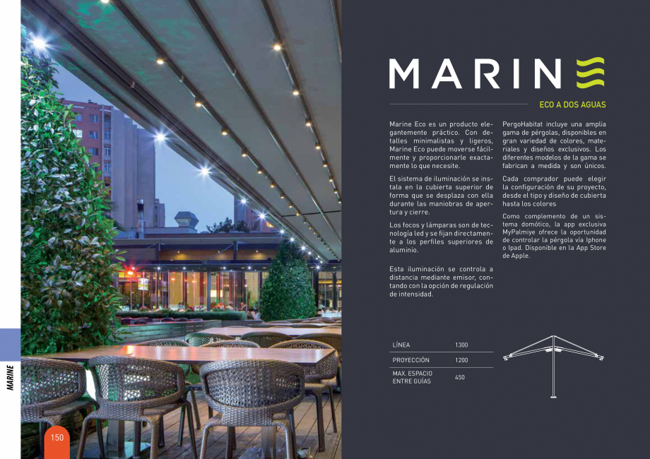 Pagina 150-Pergole solare LLAZA Ellit Mino, Ellite Mino Wood, PGT Silver 1-4, PGT Gala G3, PGT Marine, PGT...