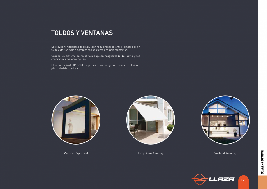 Pagina 173-Pergole solare LLAZA Ellit Mino, Ellite Mino Wood, PGT Silver 1-4, PGT Gala G3, PGT Marine, PGT...