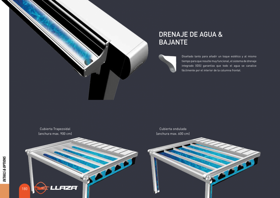 Pagina 180-Pergole solare LLAZA Ellit Mino, Ellite Mino Wood, PGT Silver 1-4, PGT Gala G3, PGT Marine, PGT...