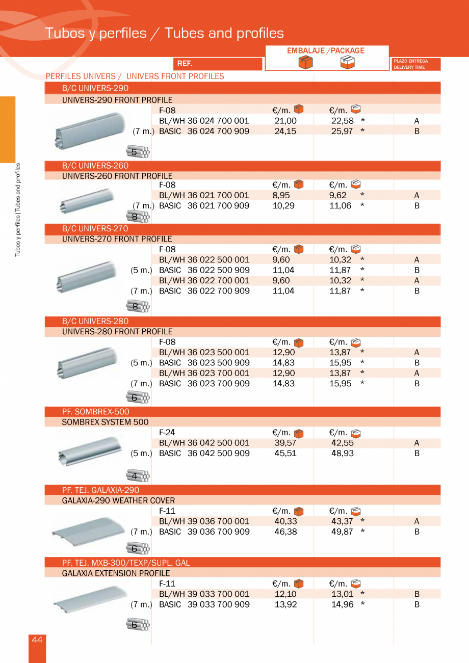 Pagina 50-Lista de preturi LLaza LLAZA Ellit Mino, Ellite Mino Wood, PGT Silver 1-4, PGT Gala G3, PGT Marine, ...