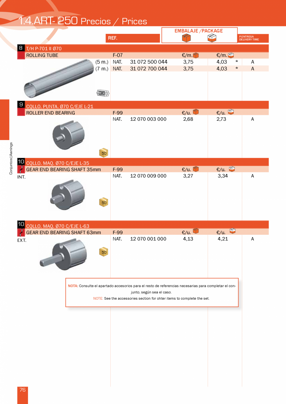 Pagina 82-Lista de preturi LLaza LLAZA Ellit Mino, Ellite Mino Wood, PGT Silver 1-4, PGT Gala G3, PGT Marine, ...