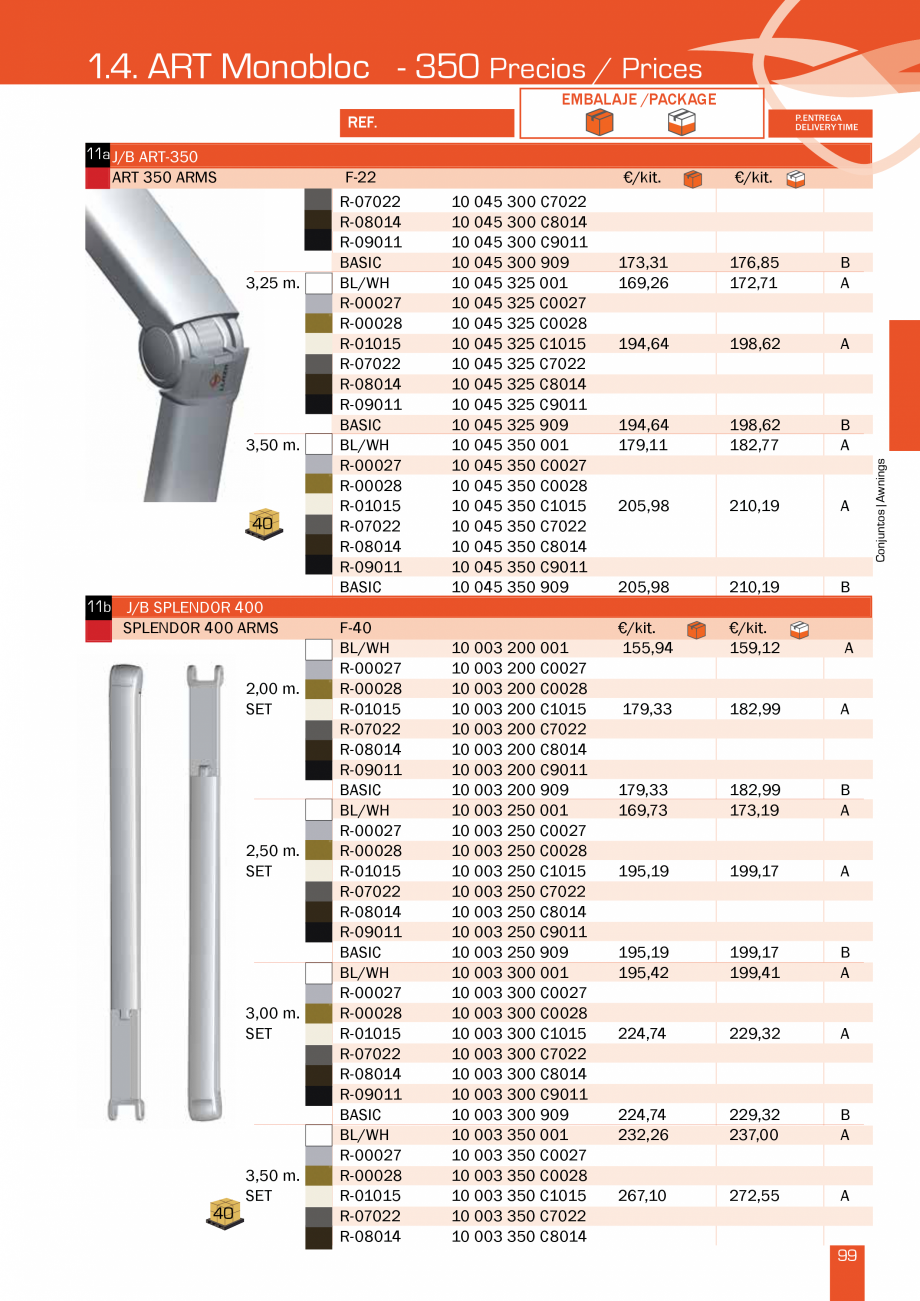 Pagina 105-Lista de preturi LLaza LLAZA Ellit Mino, Ellite Mino Wood, PGT Silver 1-4, PGT Gala G3, PGT Marine, ...