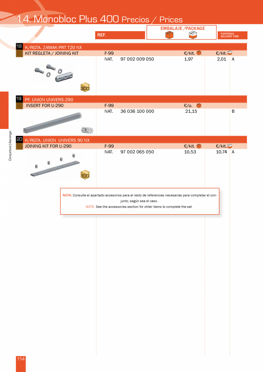 Pagina 120-Lista de preturi LLaza LLAZA Ellit Mino, Ellite Mino Wood, PGT Silver 1-4, PGT Gala G3, PGT Marine, ...