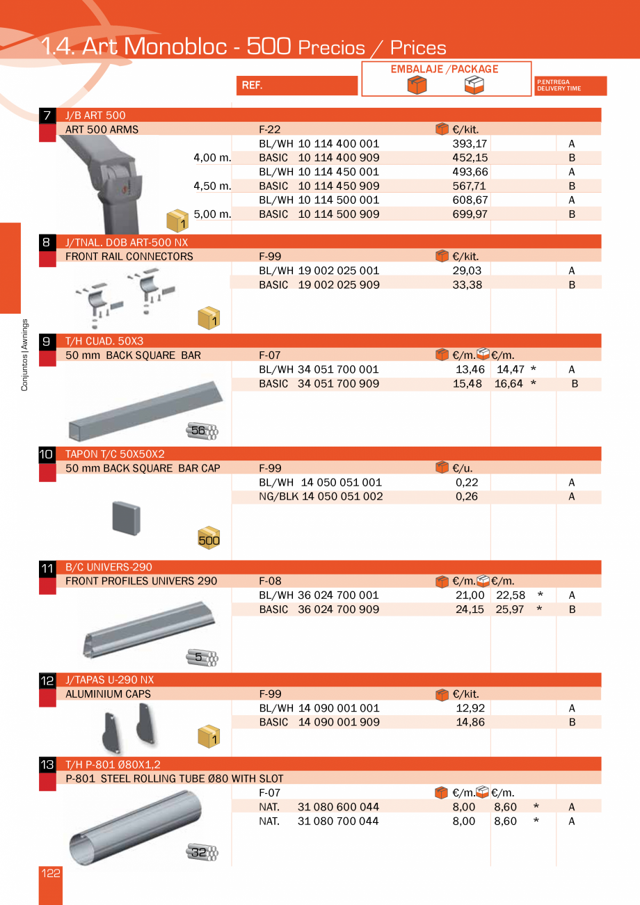 Pagina 128-Lista de preturi LLaza LLAZA Ellit Mino, Ellite Mino Wood, PGT Silver 1-4, PGT Gala G3, PGT Marine, ...