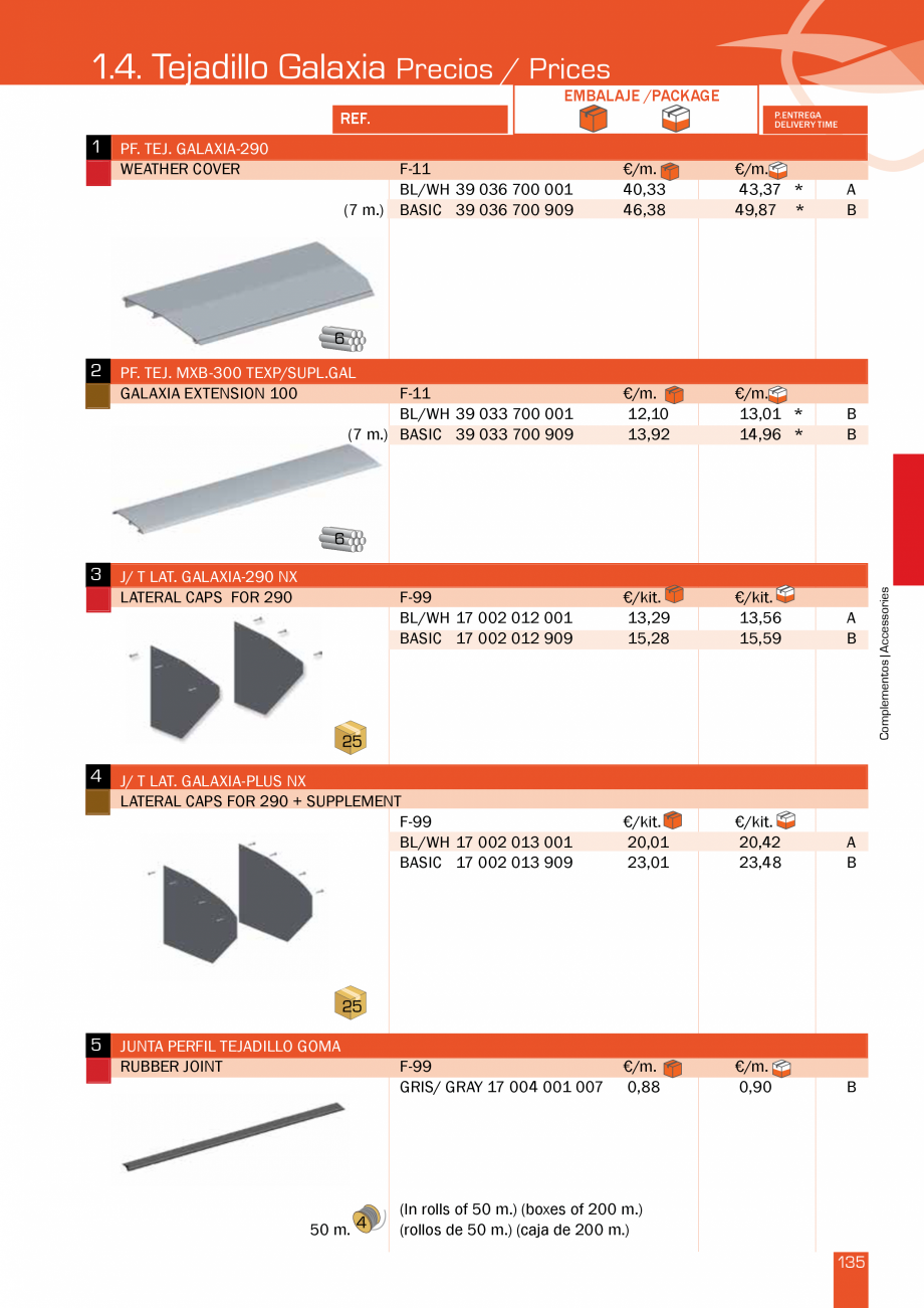 Pagina 141-Lista de preturi LLaza LLAZA Ellit Mino, Ellite Mino Wood, PGT Silver 1-4, PGT Gala G3, PGT Marine, ...