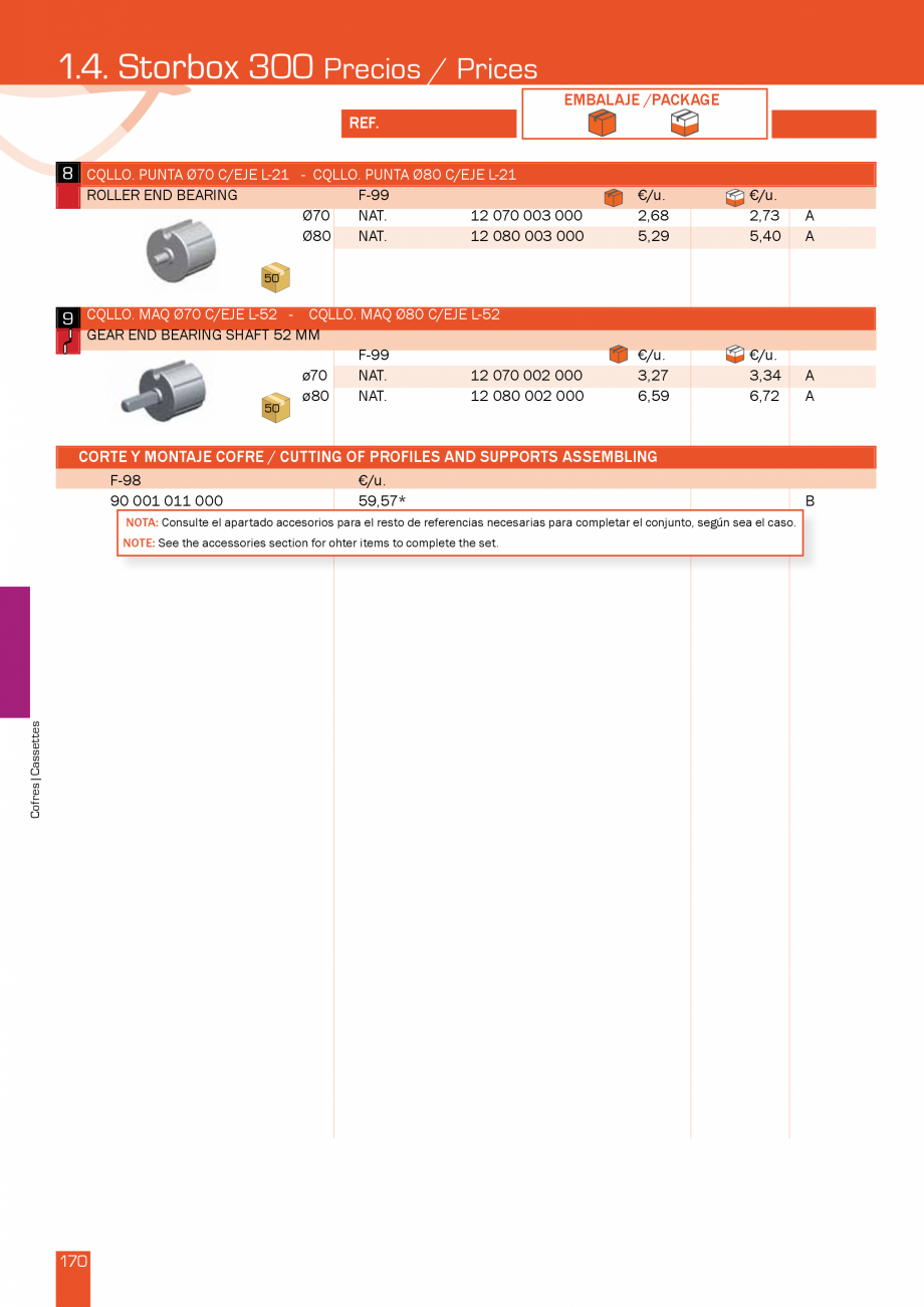 Pagina 176-Lista de preturi LLaza LLAZA Ellit Mino, Ellite Mino Wood, PGT Silver 1-4, PGT Gala G3, PGT Marine, ...