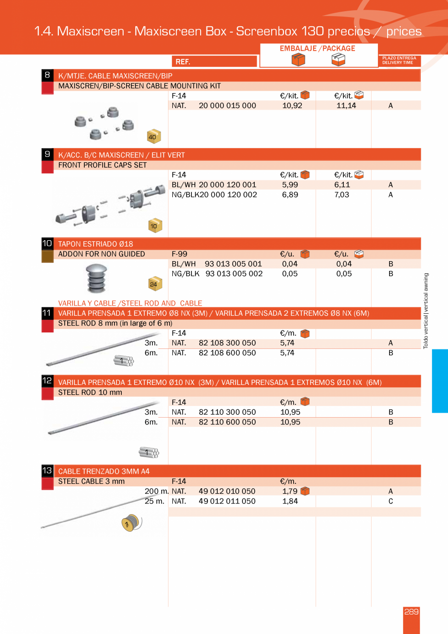 Pagina 295-Lista de preturi LLaza LLAZA Ellit Mino, Ellite Mino Wood, PGT Silver 1-4, PGT Gala G3, PGT Marine, ...