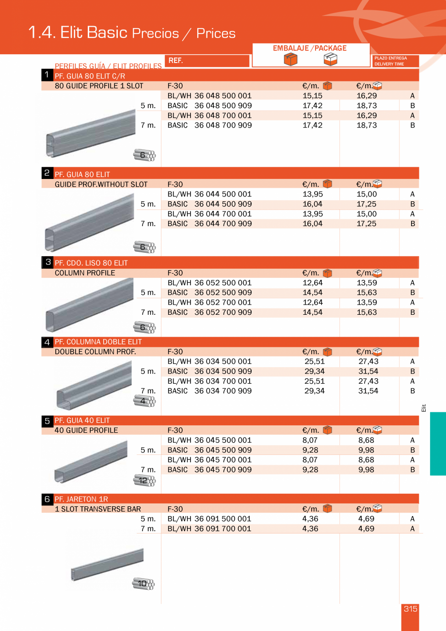 Pagina 316-Lista de preturi LLaza LLAZA Ellit Mino, Ellite Mino Wood, PGT Silver 1-4, PGT Gala G3, PGT Marine, ...