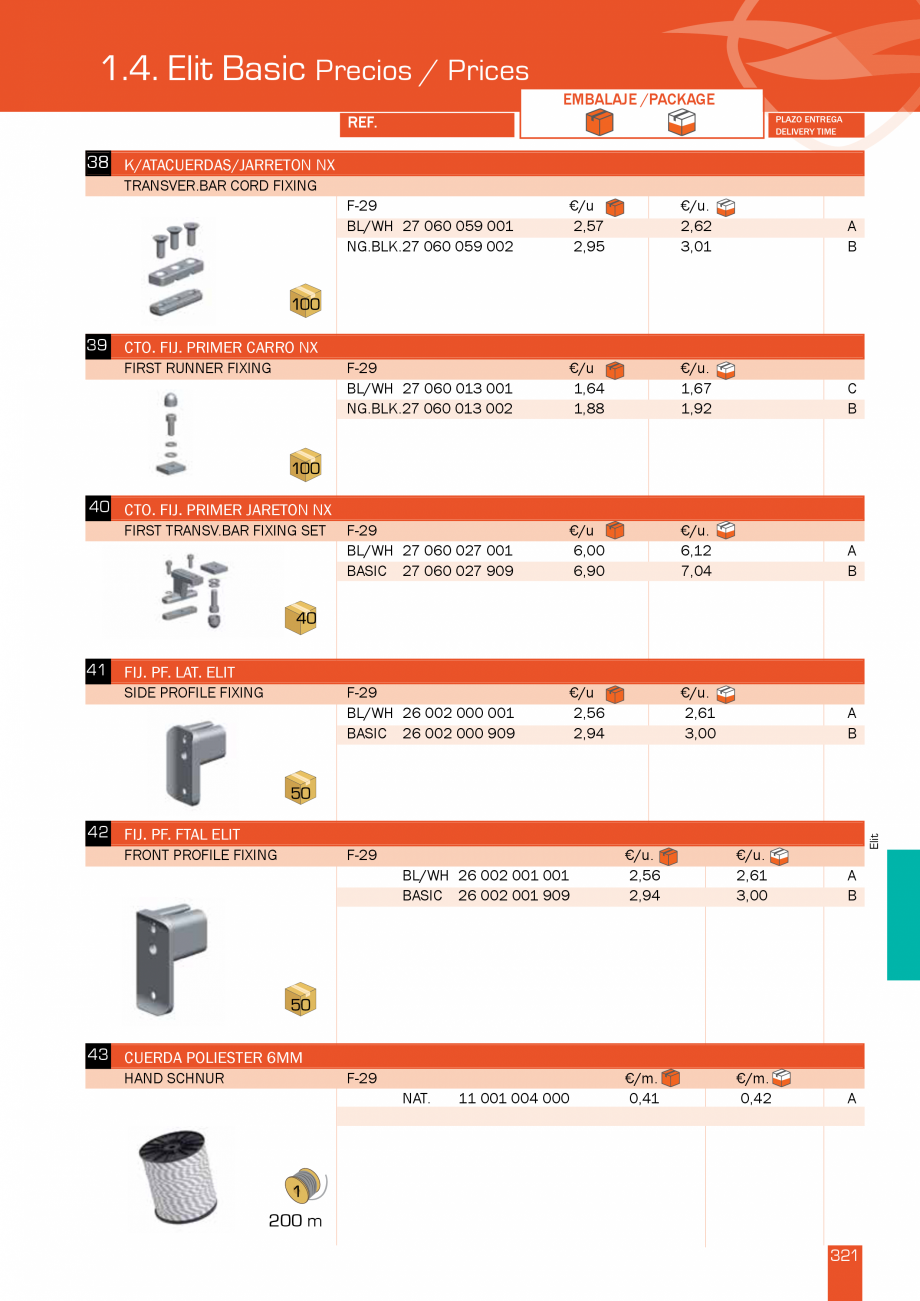 Pagina 322-Lista de preturi LLaza LLAZA Ellit Mino, Ellite Mino Wood, PGT Silver 1-4, PGT Gala G3, PGT Marine, ...