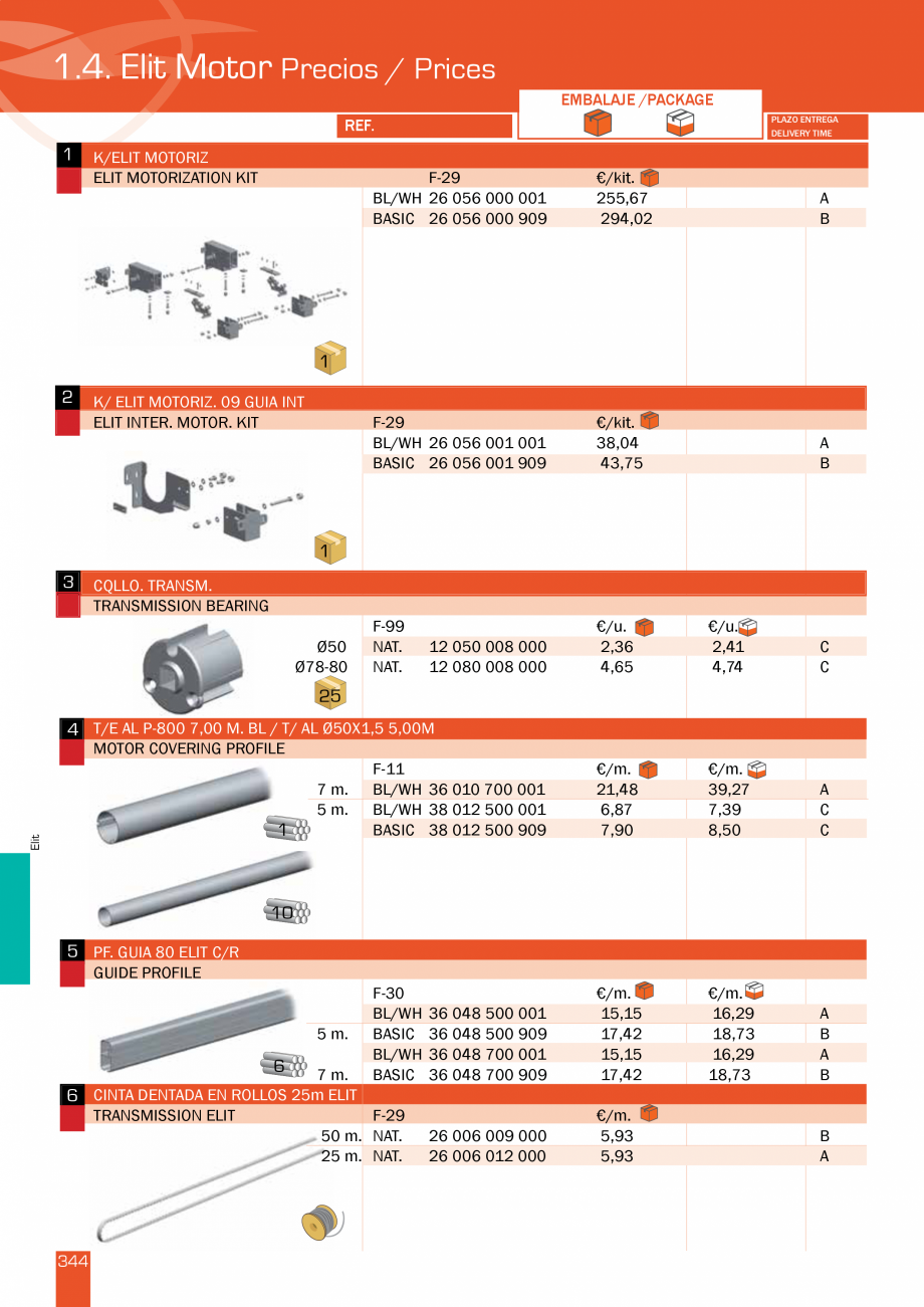 Pagina 345-Lista de preturi LLaza LLAZA Ellit Mino, Ellite Mino Wood, PGT Silver 1-4, PGT Gala G3, PGT Marine, ...