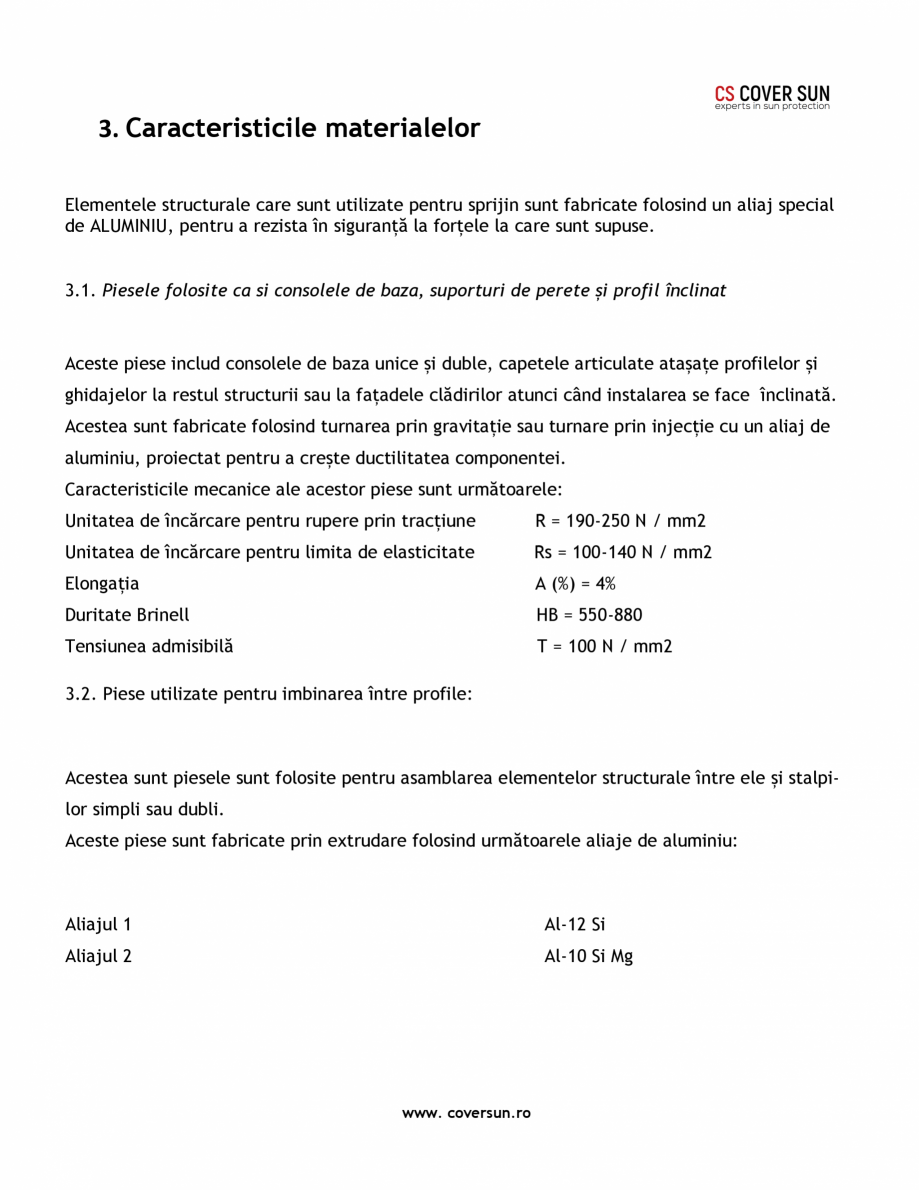 Pagina 5-Pergola usoara din aluminiu LLAZA Ellit Mino Fisa tehnica Engleza r să fie inserate în interiorul ...