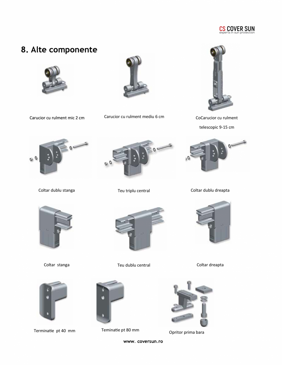 Pagina 14-Pergola usoara din aluminiu LLAZA Ellit Mino Fisa tehnica Engleza 