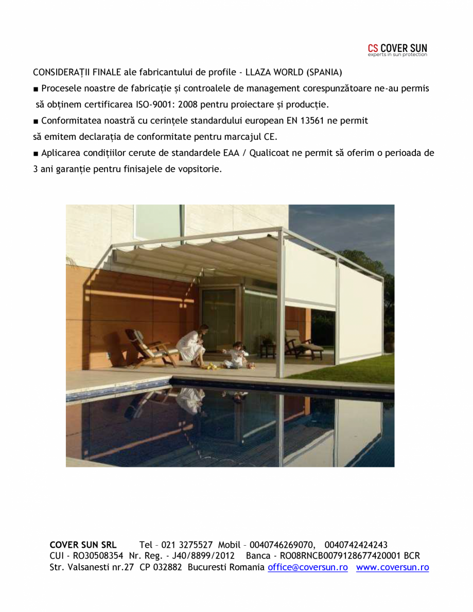 Pagina 15-Pergola usoara din aluminiu LLAZA Ellit Mino Fisa tehnica Engleza 
