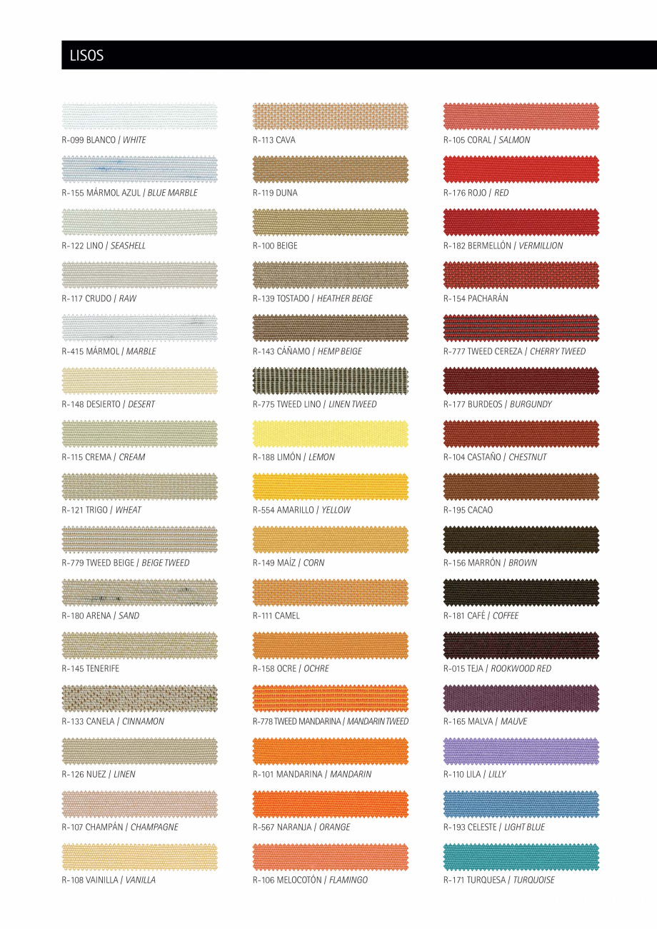 Pagina 10-Recasens - Catalog materiale LLAZA Ellit Mino Catalog, brosura Spaniola y polyester fabrics and...