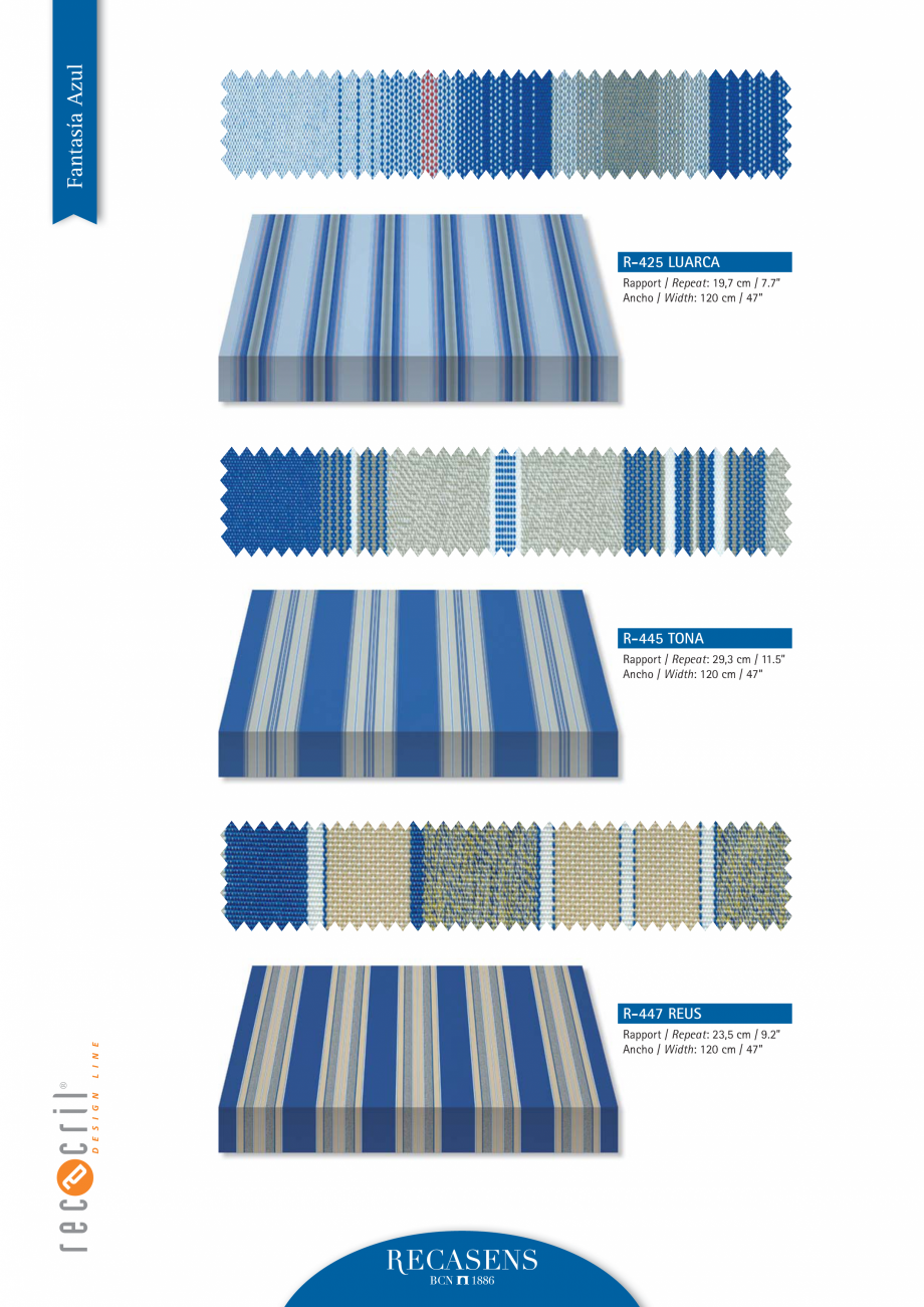 Pagina 33-Recasens - Catalog materiale LLAZA Ellit Mino Catalog, brosura Spaniola ZUL MARINO / CAPTAIN NAVY
...