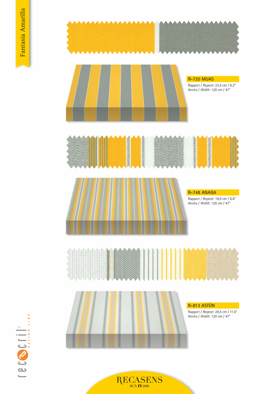 Pagina 45-Recasens - Catalog materiale LLAZA Ellit Mino Catalog, brosura Spaniola GUR
Rapport / Repeat: 19,5...
