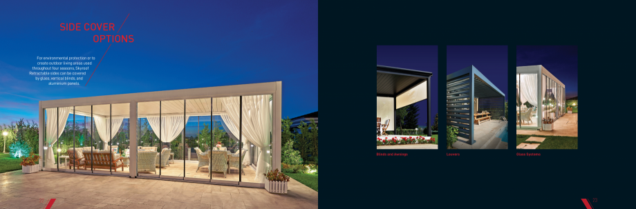 Pagina 12-Catalog pentru pergole solare LLAZA Ellit Mino, Ellite Mino Wood, PGT Silver 1-4, PGT Gala G3, PGT...