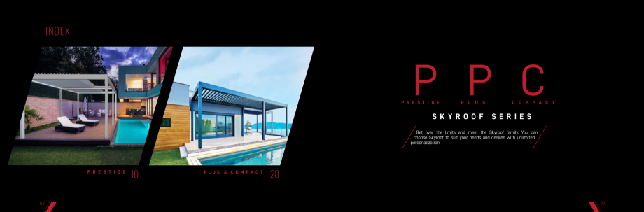 Pagina 5-Pergole Bioclimatice LLAZA Ellit Mino, Ellite Mino Wood, PGT Silver 1-4, PGT Gala G3, PGT Marine,...