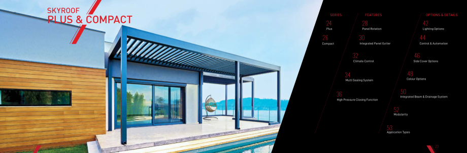 Pagina 12-Pergole Bioclimatice LLAZA Ellit Mino, Ellite Mino Wood, PGT Silver 1-4, PGT Gala G3, PGT Marine,...