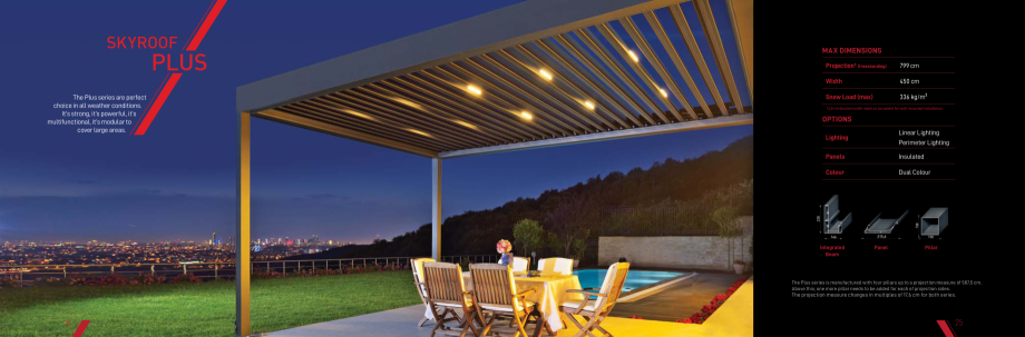 Pagina 13-Pergole Bioclimatice LLAZA Ellit Mino, Ellite Mino Wood, PGT Silver 1-4, PGT Gala G3, PGT Marine,...