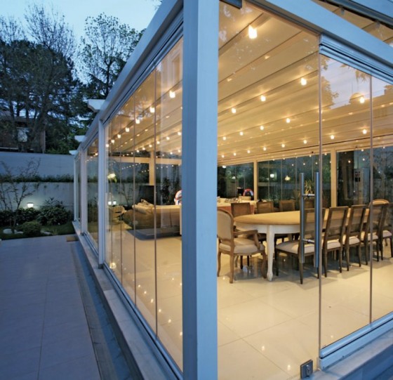LLAZA Pergola PGT Pavilion - detaliu - Pergole solare pentru gradina, curte sau terasa LLAZA