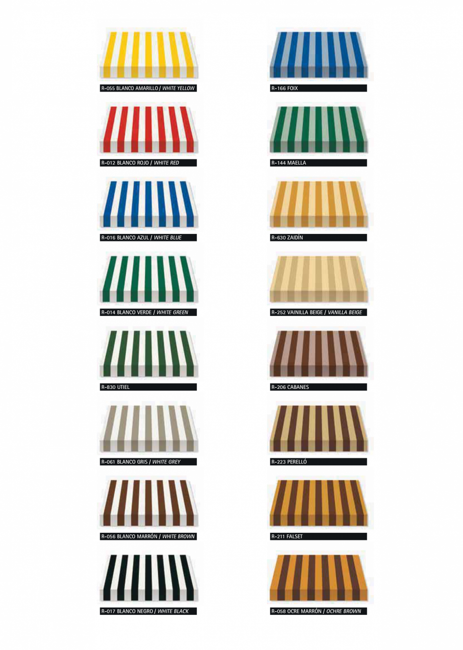 Pagina 18-Catalog materiale pentru peretele de vant LLAZA Catalog, brosura Spaniola MÓN / LEMON

R-104...