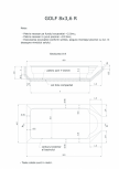 Schita excavatie piscina Golf 8X3,6  R SKYMIRROR - 